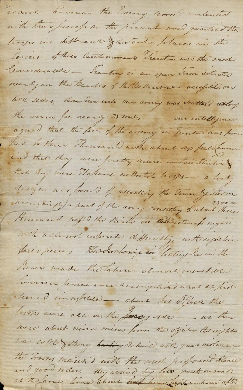 Henry Knox to Lucy Knox, December 28, 1776. (The Gilder Lehrman Institute of American History)