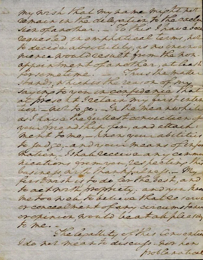 George Washington to Henry Knox, February 3, 1787 (The Gilder Lehrman Institute of American History)