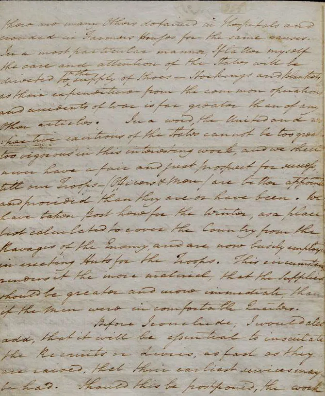 George Washington to the Convention of New Hampshire, December 29, 1777 (The Gilder Lehrman Institute of American History)