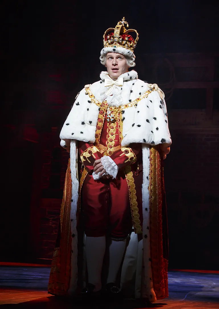 Jonathan Groff as King George.