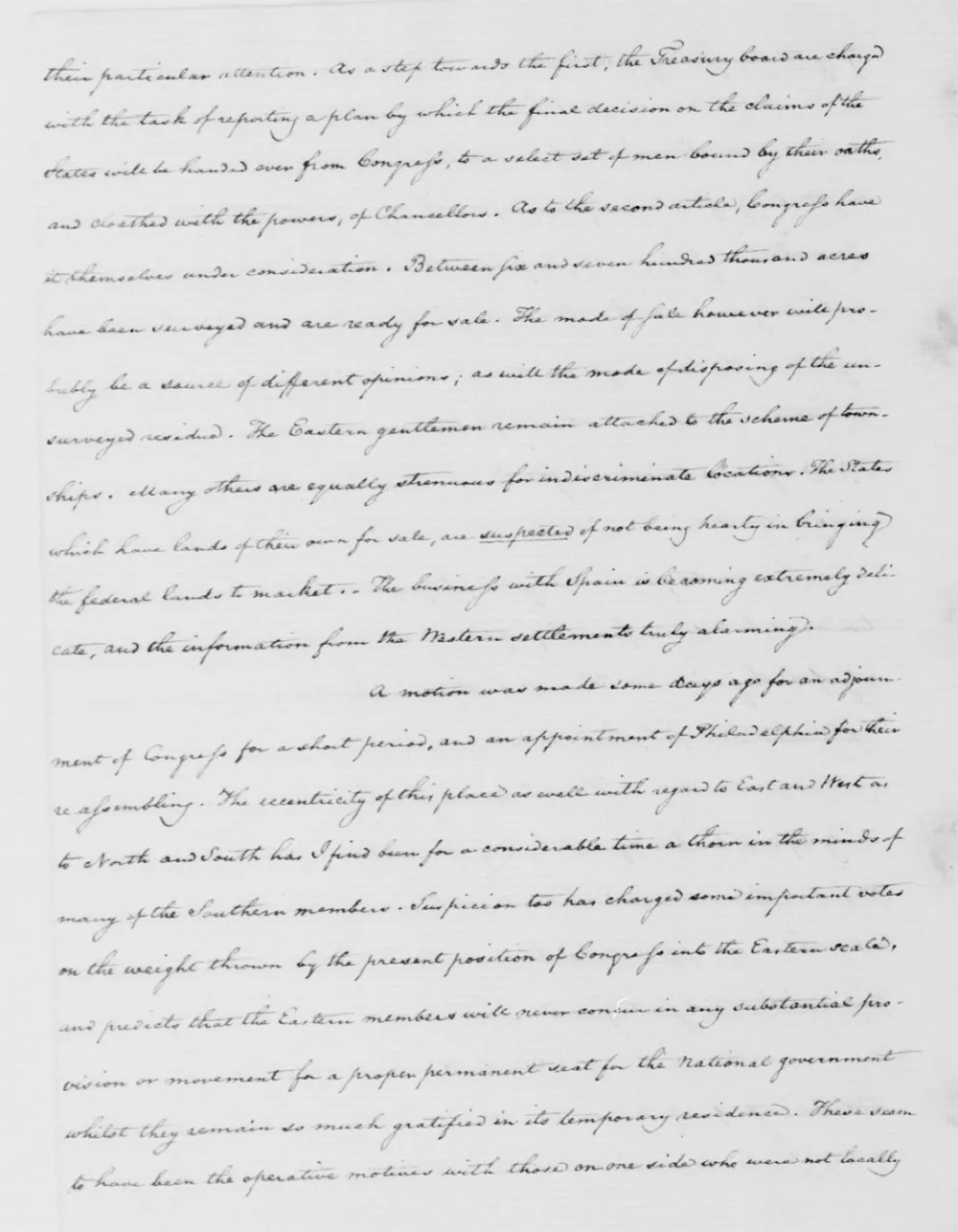 James Madison to George Washington, April 16, 1787 (Library of Congress)