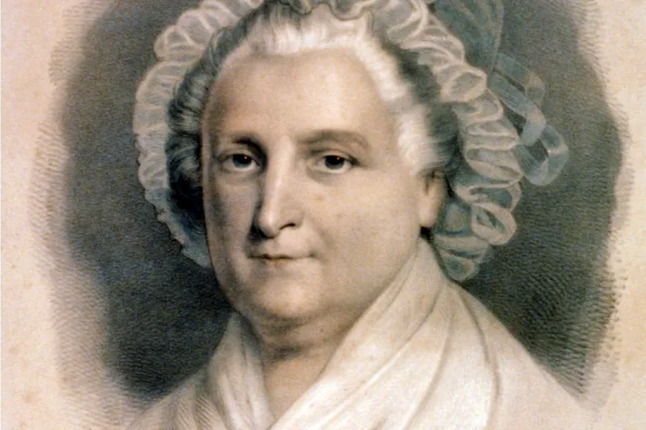  Martha Washington, by Currier & Ives, ca. 1860 (Library of Congress)