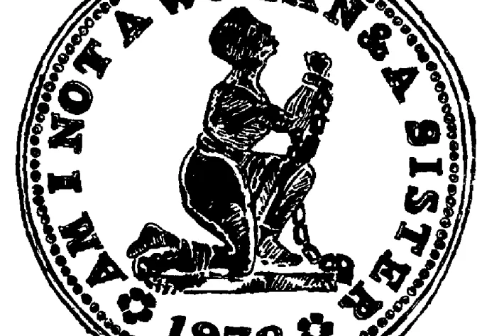 An anti-slavery token from 1838. (The Gilder Lehrman Institute of American History)