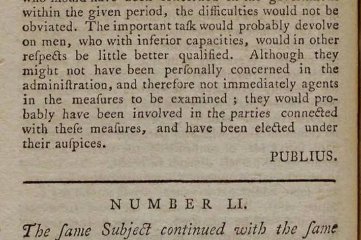 The Federalist: A Collection of Essays, Written in Favour of the New Constitution, 1788 (The Gilder Lehrman Institute of American History)