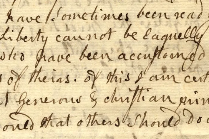 Letter from Abigail Adams to John Adams, March 31–April 5, 1776 (Massachusetts Historical Society)