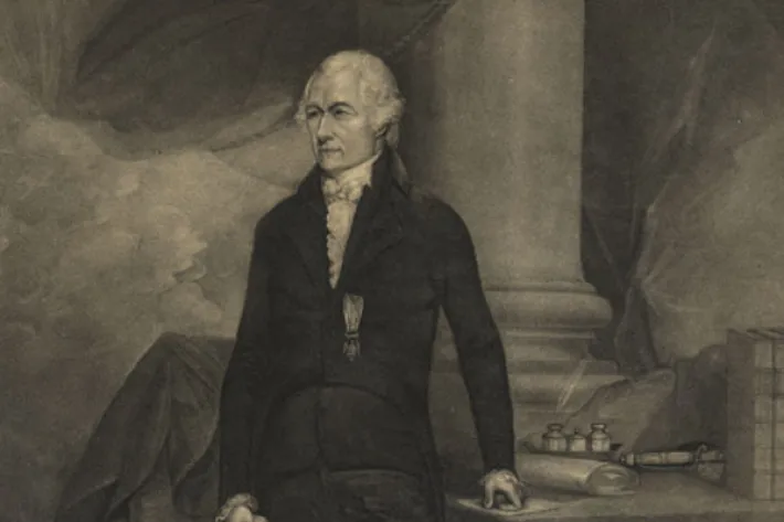 Alexander Hamilton by George Graham (National Portrait Gallery)