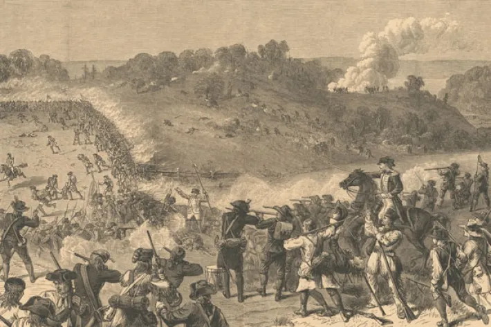 The Battle of Harlem Heights, September 16, 1776. (The New York Public Library Digital Collections)