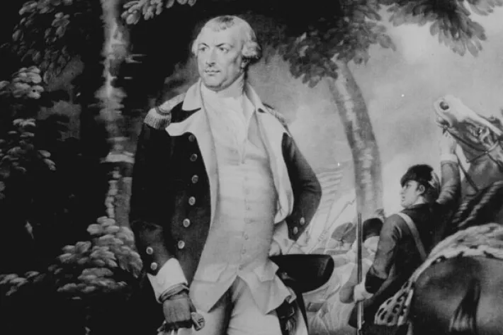 Nathanael Greene by V. Green from painting by C.W. Peale (National Archives and Records Administration)