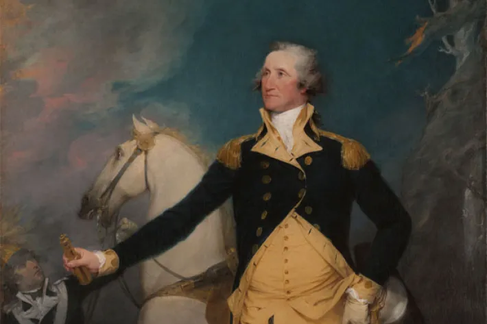 General George Washington at Trenton, by John Trumbull, 1792 (Yale University Art Gallery)