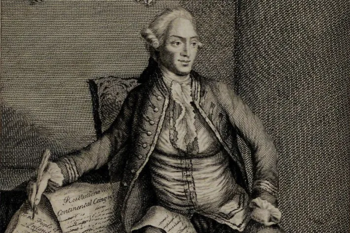 Samuel Adams, from "An Impartial History of the War in America," 1780 (The Gilder Lehrman Institute of American History)