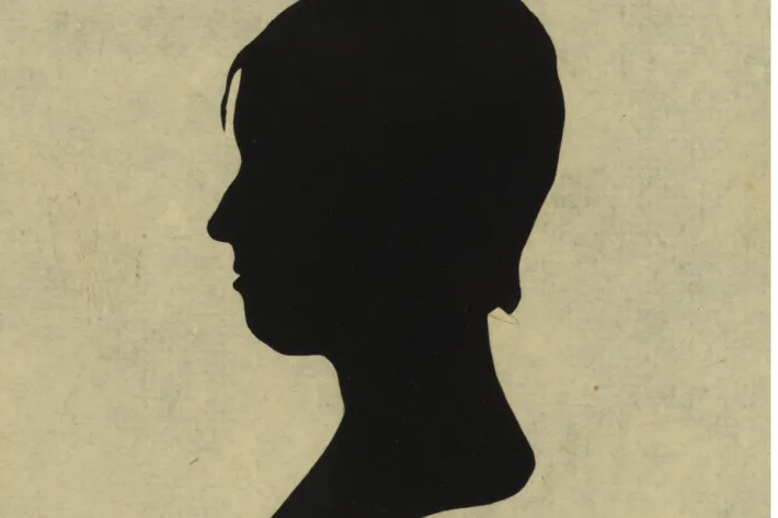 Silhouette of unidentified woman or girl, by Charles Willson Peale (Library of Congress)