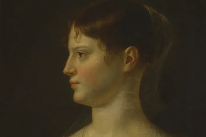 Theodosia Burr (Mrs. Joseph Alston) by John Vanderlyn, 1802-1803 (Yale University Art Gallery)