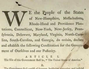 Mercy O. Warren to Catharine Macaulay, September 28, 1787 (The Gilder Lehrman Institute of American History)