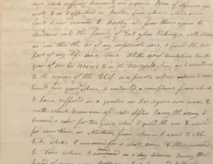 Petiton from Peter Kiteredge to the selectmen of Medfield, April 26, 1806. (The Gilder Lehrman Institute of American History)