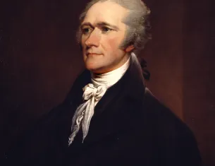 Alexander Hamilton, John Trumbull Copy after: Giuseppe Ceracchi 1806, National Portrait Gallery