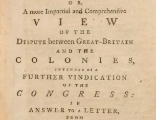 The Farmer Refuted: or, A More Impartial and Comprehensive View of the Dispute between Great-Britain and the Colonies</em> (James Rivington: New York, 1775) (Courtesy New-York Historical Society)