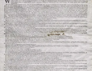 Declaration of Independence, Charleston, South Carolina, printed August 2, 1776 (The Gilder Lehrman Institute of American History)