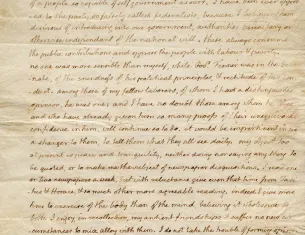 Thomas Jefferson to David Howell, December 15, 1810 (Gilder Lehrman Institute of American History)