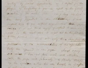 Mercy O. Warren to Catharine Macaulay, September 28, 1787 (The Gilder Lehrman Institute of American History)