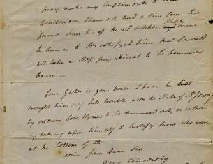 Philip John Schuyler to James Duane, November 27, 1776 (The Gilder Lehrman Institute of American History)