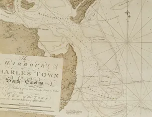 The Harbour of Charlestown [Charleston] in South Carolina by Joseph DesBarres (The Gilder Lehrman Institute of American History)