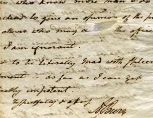 Aaron Burr to Thomas Jefferson, April 21, 1801 (The Gilder Lehrman Institute of American History)