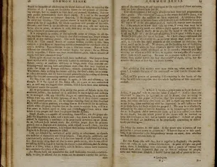 "Common Sense: Addressed to the Inhabitants of America" by Thomas Paine (The Gilder Lehrman Institute of American History, GLC08643)