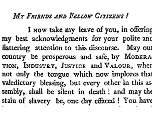 David Humphreys, A Valedictory Discourse, Delivered before the Cincinnati of Connecticut, in Hartford, July 4th, 1804, at the Dissolution of the Society (Boston: Gilbert and Dean, 1804)