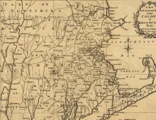 A New and Accurate Map of the Colony of Massachusets, 1780 (Library of Congress)