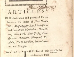 Articles of Confederation