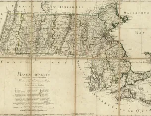 Map of Massachusetts, Carl Ernst Bohn, [1796?] (Library of Congress)