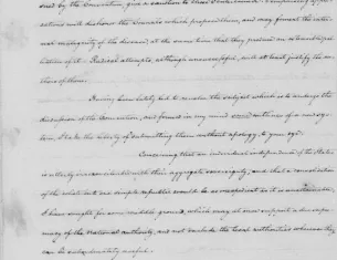 James Madison to George Washington, April 16, 1787 (Library of Congress)