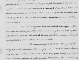 James Madison to George Washington, April 16, 1787 (Library of Congress)