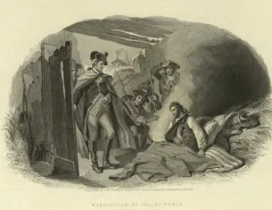 "Washington at Valley Forge" (The New York Public Library Digital Collections)