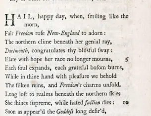 “To the Right Honourable William, Earl of Dartmouth” by Phillis Wheatley, in Poems on Various Subjects, Religious and Moral, London, 1773. (The Gilder Lehrman Institute of American History)