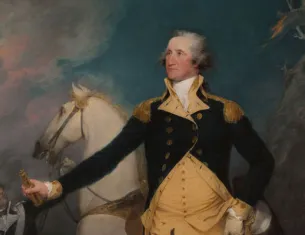 General George Washington at Trenton, by John Trumbull, 1792 (Yale University Art Gallery)