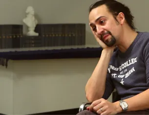 Lin-Manuel Miranda speaks about Hamilton