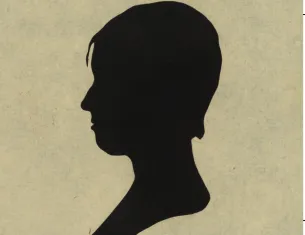 Silhouette of unidentified woman or girl, by Charles Willson Peale (Library of Congress)