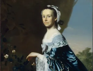 Mrs. James Warren (Mercy Otis), by John Singleton Copley. ca. 1763. (Courtesy of the Museum of Fine Arts, Boston)