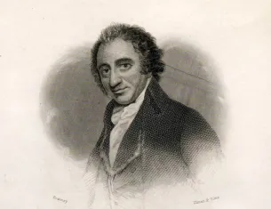 Thomas Paine, by Romney Illman & Sons (The Gilder Lehrman Institute of American History)